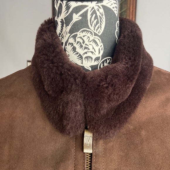 Lamb shearling jacket - Picture 4 of 14